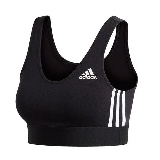 adidas Women's Must Haves 3-Stripes Bra Top - Black White
