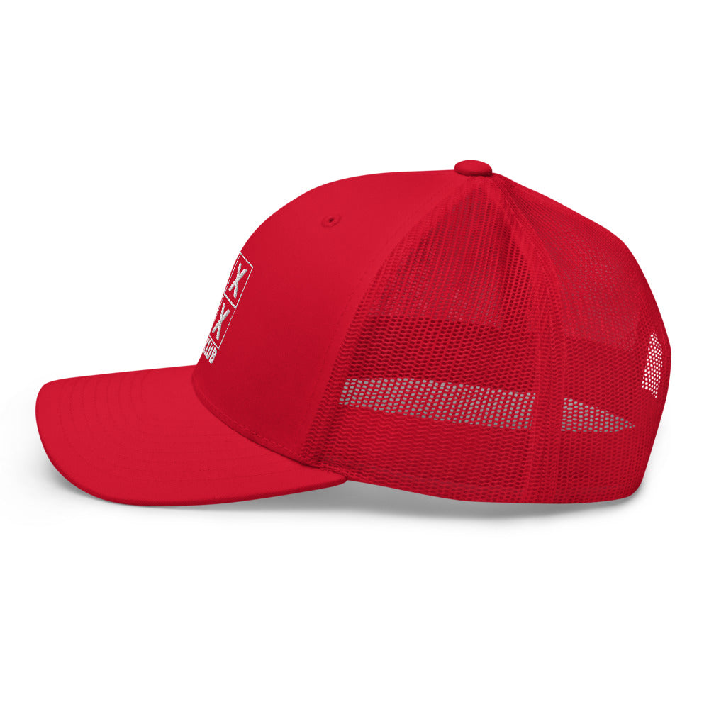 Four Box Logo Trucker Cap - White Logo